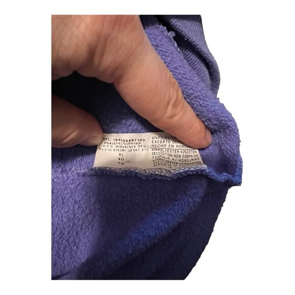 Champion Purple Sweatshirt Size XL fits like medium - Picture 3 of 7